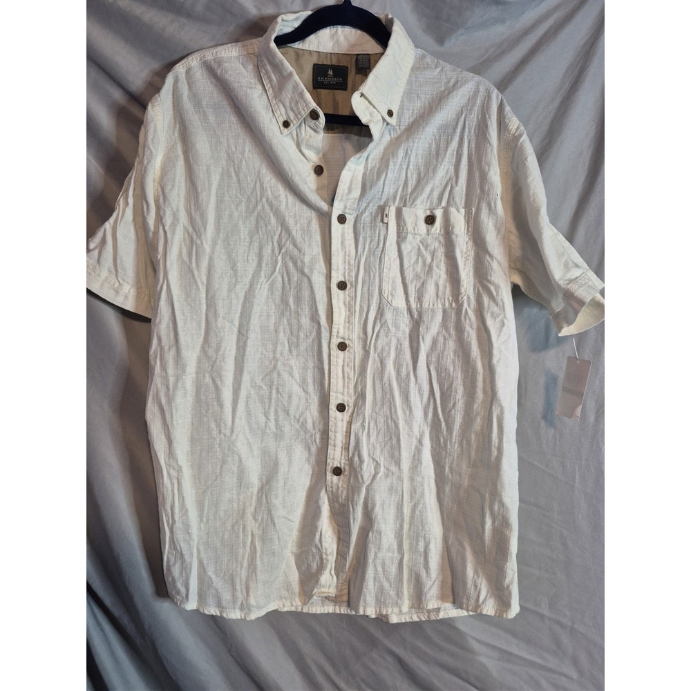 G. H Bass Shirt Large Nwt